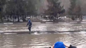 Тольяттинские школьники купаются в лужах