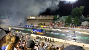 300mph Jet Cars during the Night Under Fire 2019 Summit Motorsports Park