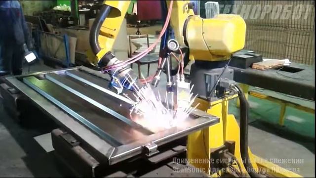 Роботизированная сварка борта прицепа