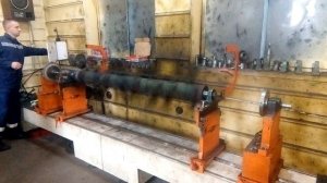 Балансировка вала измельчителя вала с ножами.