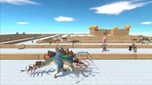 All Units Escape from STEGOSAURUS - LAST SURVIVOR - ARBS - Animal Revolt Battle Simulator