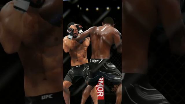 Долидзе против Холланда лучшие моменты боя в UFC 4 #shorts #романдолидзе #кевинхолланд #ufc #ufc307