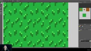 46. Simple grass tile. PIXEL ART Master Course