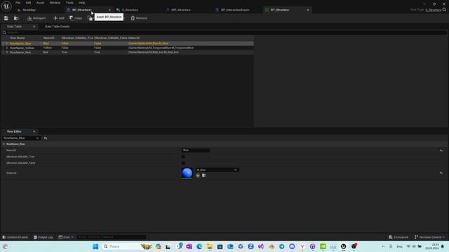 09 - СТРУКТУРА И DATA TABLE. Blueprints Unreal Engine 5 К. Зандарян