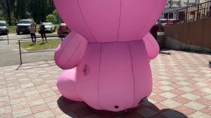 Герметичная надувная фигура мишка