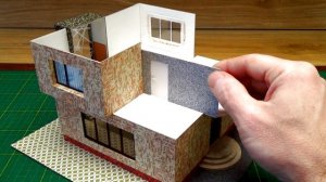 Как сделать современный дом из картона своими руками. Современная архитектура. Хайтек. Modern House