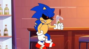 Sonic hyper Cartoon Sonic Super Amy Rose vs Sonic exe Eggman - pacman sony the hedgehog