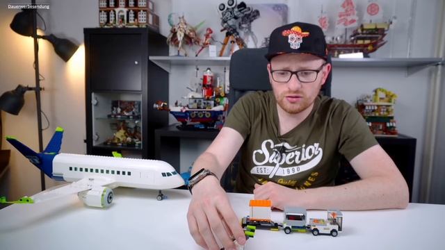 Ein ziemlich cooles solides Spielset, bisschen teuer - LEGO® City 60367 - Das Passagierflugzeug