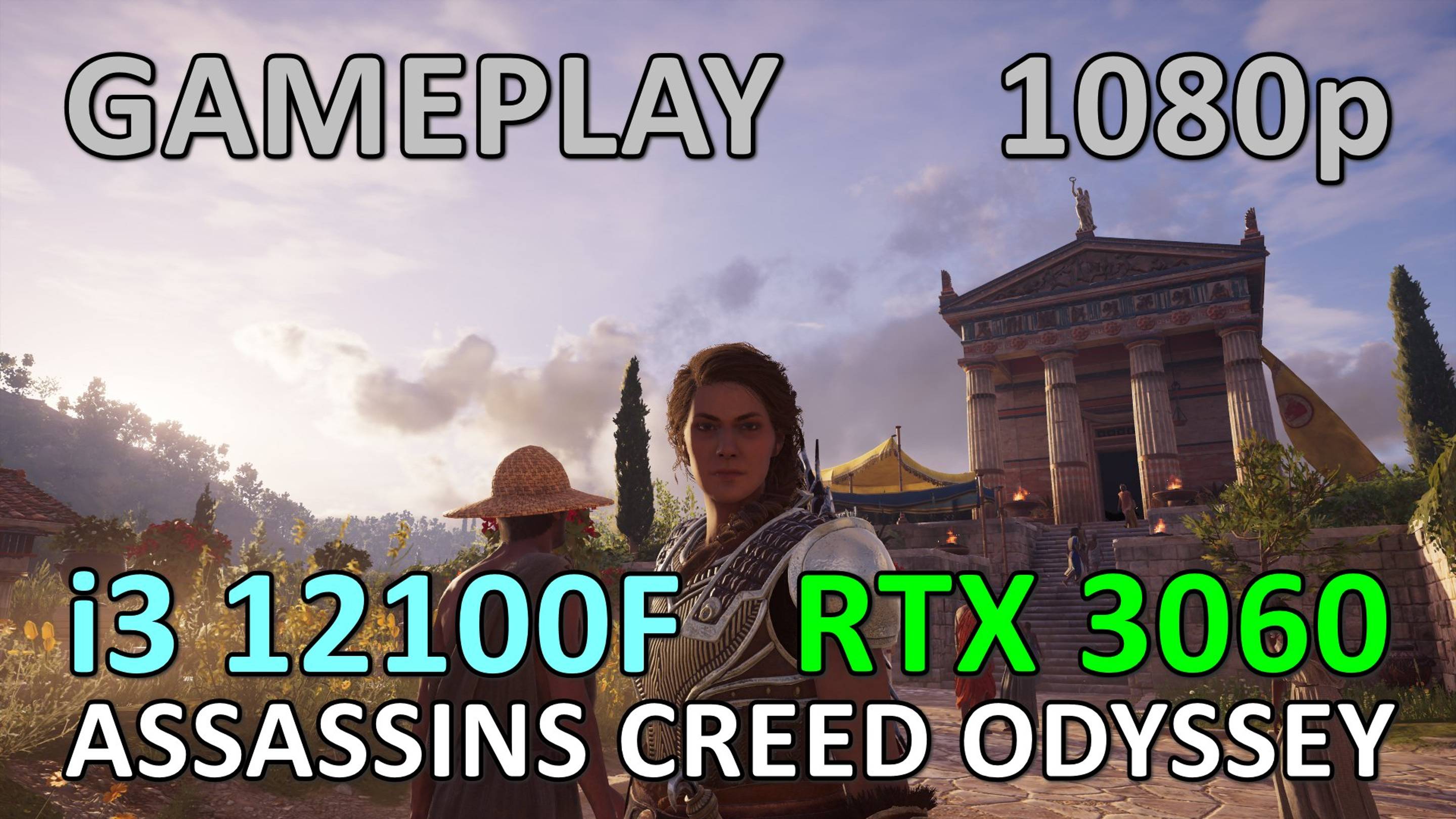 i3 12100F + RTX 3060 / ASSASSINS CREED ODYSSEY / GAME PLAY