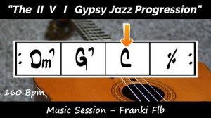 C Major 2-5-1 Gypsy Jazz Manouche Backing Track n°01 - Play Along Guitar