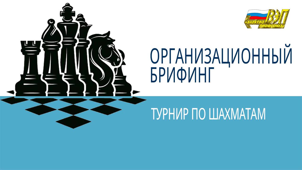 Организационный брифинг Турнира по шахматам - 2024