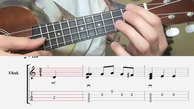 UKULELE. I WISH YOU A MERRY CHRISTMAS UKULELE TUTORIAL