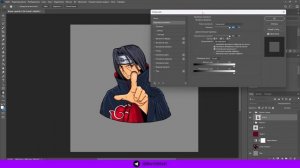 КАК СДЕЛАТЬ КОНТУР ДЛЯ СТИКЕРА В  PROCREATE, PHOTOSHOP, ILLUSTRATOR / СТИКЕР С ИТАЧИ УЧИХА