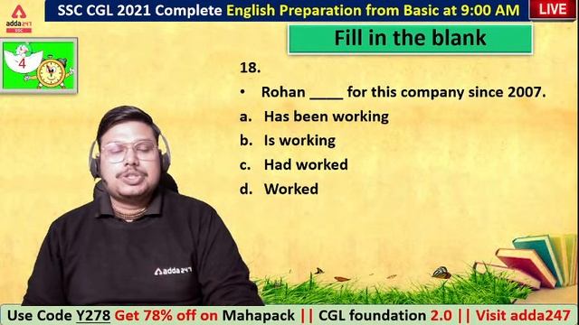 SSC CGL 2021-22 | English  Paper-13 | SSC Previous Year Questions #28 By Bhragu Kulshrestha