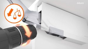 AVENTOS HK top - поворотный подъемный механизм - монтаж и регулировка