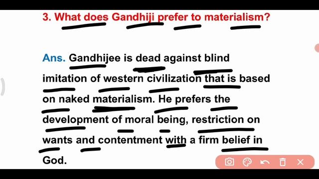 Class 12th English 100 marks chapter-1 Indian Civilization and Culture vvi subjective question 2022