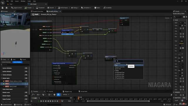 11. Creating Blueprint in Niagara system