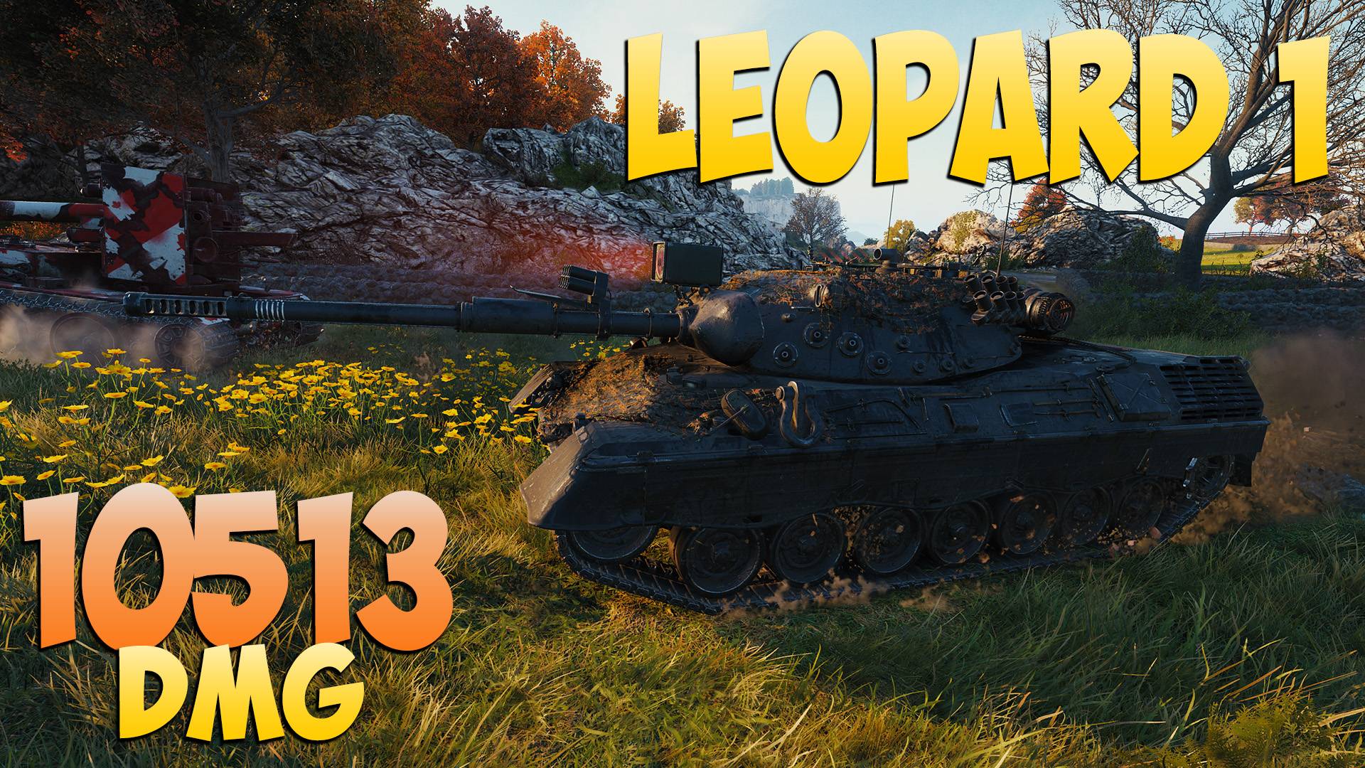 Leopard 1 - 4 Фрагов 10.5K Урона - Ласковый кот! - Мир Танков