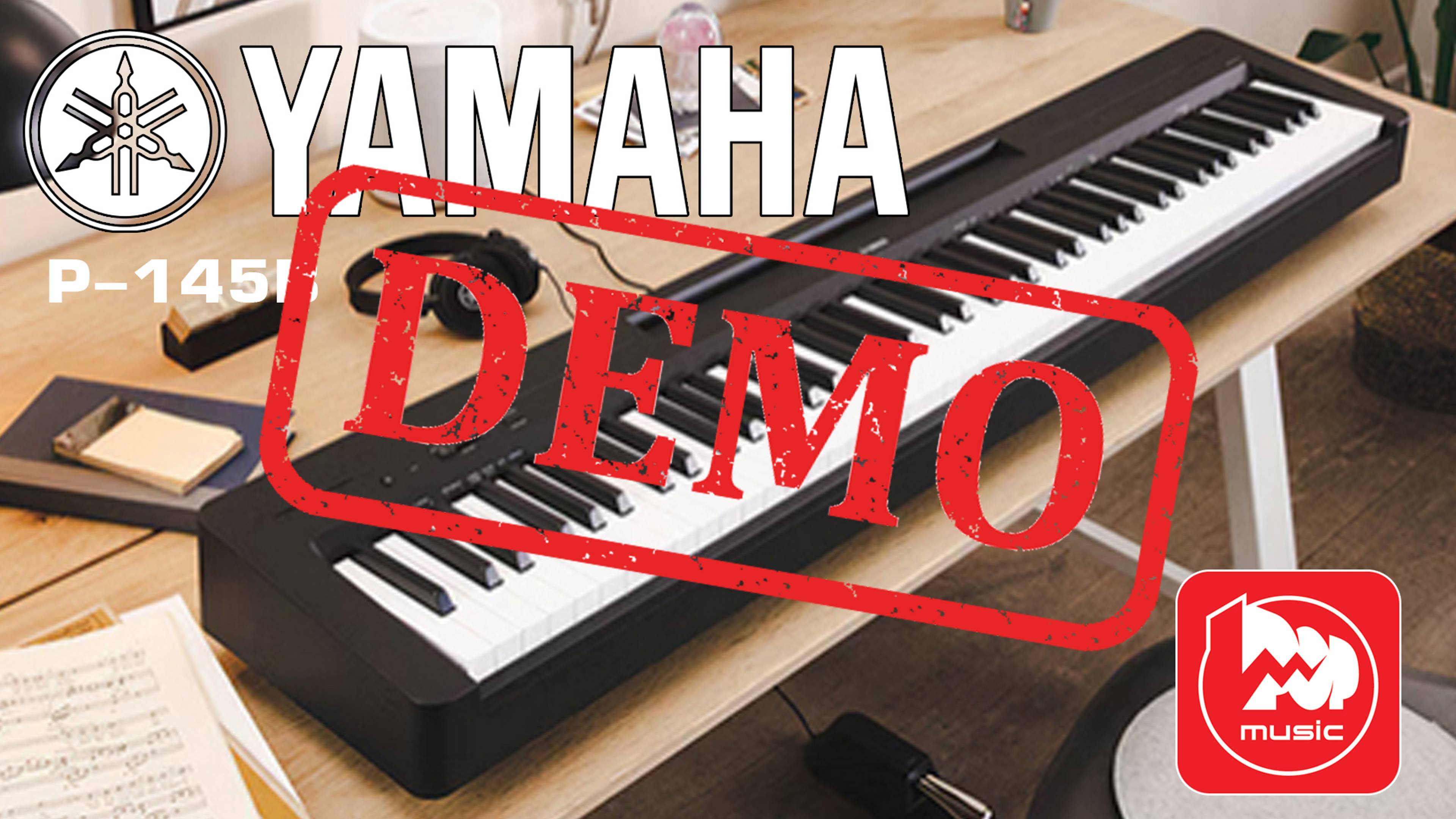 Цифровое пианино YAMAHA P-145B - демонстрация звучания