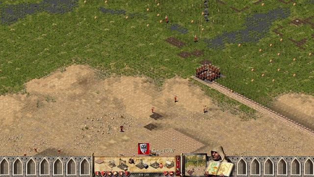 Stronghold Crusader - Mision 11 -  Rocky Valley - You are pigfood