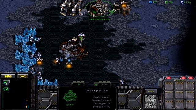 Marines With Stim Exterminating Zerg, Brood Queens Will Be Angry!! смотреть онлайн