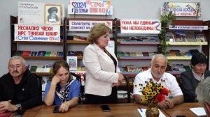 Шаир Гуьлжагьан Мисриханова тебрикунин мярекат.