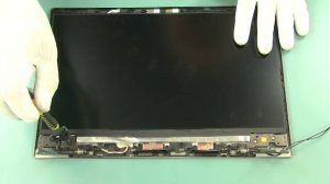 Lenovo Thinkbook FRU_19 Снятие петель / Hinges removal