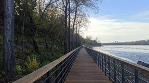 Новая набережная за ДК 1 мая. Красноярск, Ленинский район
