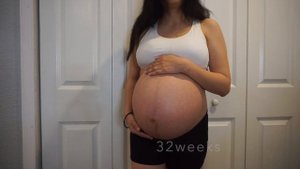 PREGNANCY TRANSFORMATION (Week By Week Belly Growth) 🤰🏻🎀