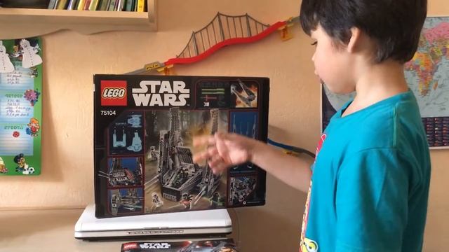 Лего Star Wars "командный шаттл Кайло Рена" часть 1 смотреть онлайн