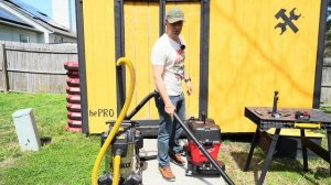 Аккумуляторный пылесос Milwaukee 0910-20 Тест и обзор