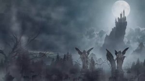 С кладбища.