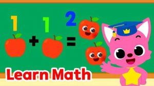 Simple Counting for Kids! | 1+1=? | Learn Math Fun with Songs | 15-Minute Learning with Baby Shark