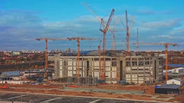 G-Drive Арена: день за днём | Как строили новый дом «Авангарда» | G-Drive Arena amazing timelapse