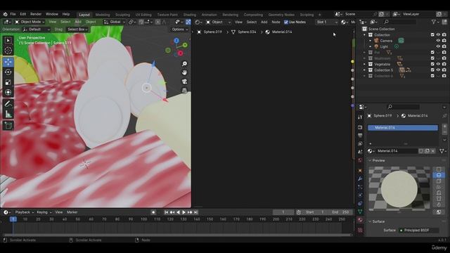 07 - Material and Lighting Pt3. CREATE A SHABU MODEL in Blender