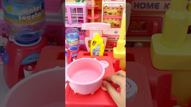 Satisfying with Unboxing & Review Miniature Kitchen Set Toys Cooking Video | ASMR Videos no music