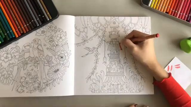 Новые раскраски и как я начинаю их | Раскраски антистресс смотреть онлайн