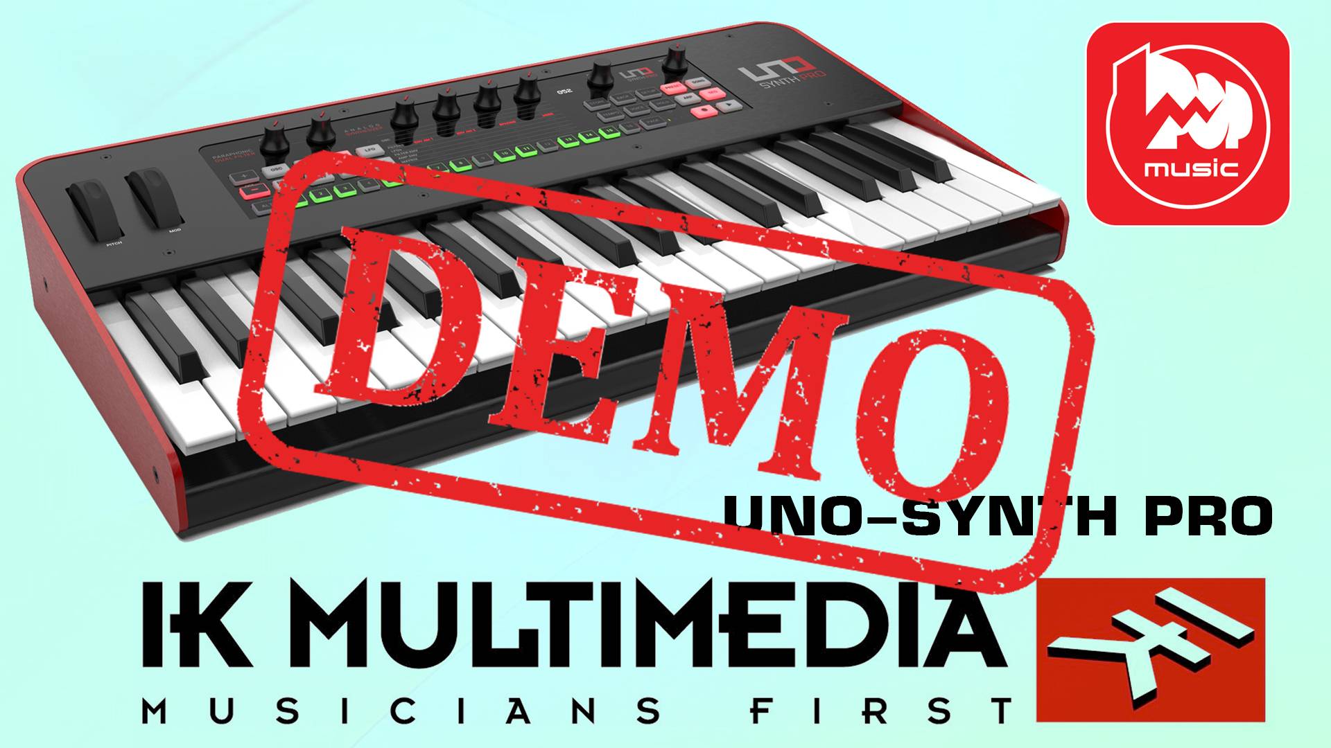 Синтезатор IK MULTIMEDIA UNO-SYNTH PRO - демонстрация звучания