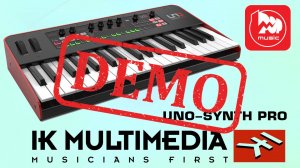 Синтезатор IK MULTIMEDIA UNO-SYNTH PRO - демонстрация звучания