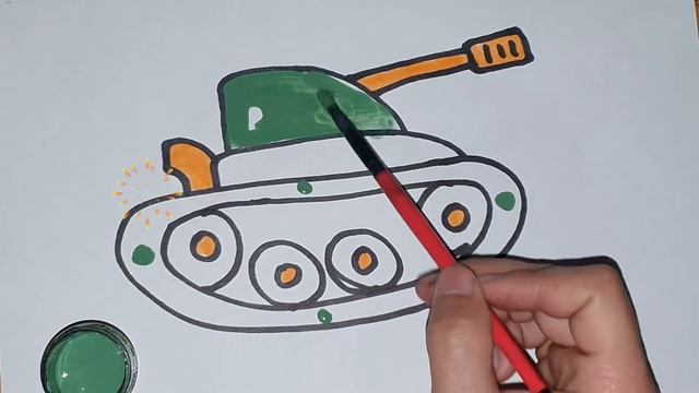 Bolalar uchun tanka rasm chizish Draw a tank picture for kids Нарисуйте картинку танка для детей смотреть онлайн