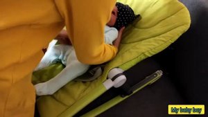 Вечер с реборном Тео. Прогулка /// Реборн Тео кушає кашку 🍼👶🏻❤️