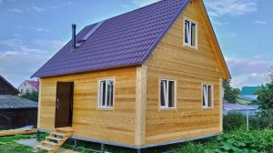 Строительство баня с мансардой /+ ОТЗЫВ