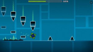 Geometry Dash прохождение третьего уровня polargeist (на 3 монеты)