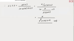 064 | GATE 2015 ECE | Time response Analysis | Control System Gate Previous Year Questions |