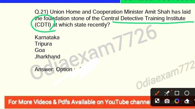 January to June Current Affairs / last six months current affairs for osssc peo and junior assistan