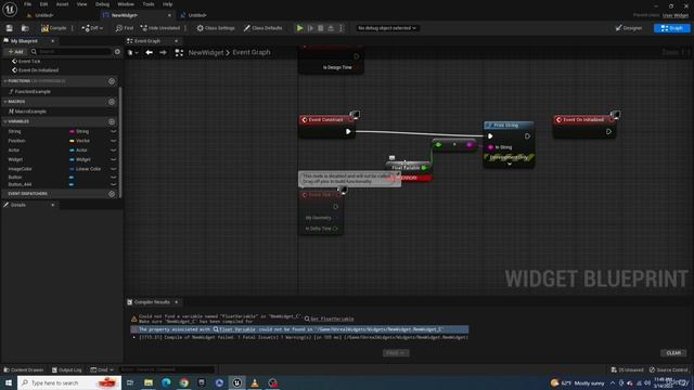 18 - Widget Graph Editor Mode Debugging