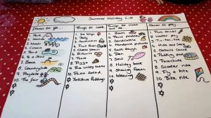 Summer holiday hacks, Summer Holiday Planner for Kids