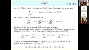 EMAp Summer Course - TDA w PH - Lesson #5 Homological algebra