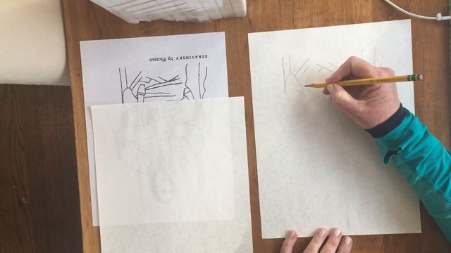 Upside down Drawing based on Betty Edward's Drawing on the right Side of the Brain. смотреть онлайн