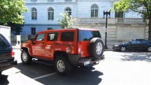 Senator Orrin Hatch Helps Unveil a 100 mpg Electric Hummer